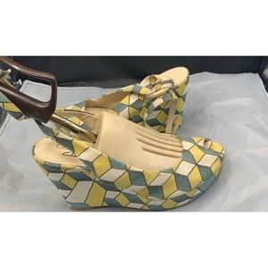 Clarks Womens Eley Kishimoto STRAP WEDGE Size 9 USA 7 UK Rare